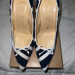 Christian Louboutin DECOL SPA 100 EPONGE MAR/NAP